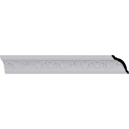 Ekena Millwork 4 3/8"H x 4"P x 5 7/8"F x 94 1/2"L, (9 5/8" Repeat), Versailles Crown Moulding MLD04X04X06VE